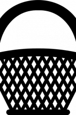 basket, fruits free svg file