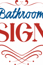 bathroom sign, restroom free svg file