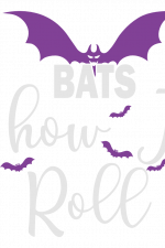Bats How I Roll, Halloween Free Svg File