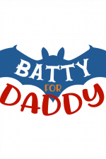 Batty For Daddy, Halloween Free Svg File