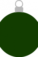 bauble silhouette, christmas ornament, decoration free svg file