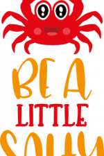 be a little salty, crab, beach free svg file