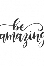 Be Amazing Free Svg File