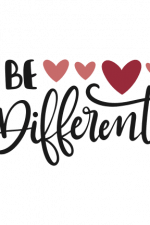 Be Different Free Svg File, Heart Shape
