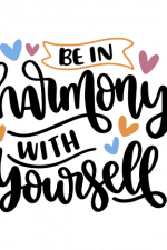 Be In Harmony With Yourself, Quote Free Svg File