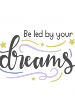 Be Led By Your Dreams, Stars Free Svg File