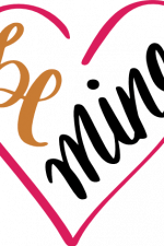 be mine heart, valentine's day free svg file
