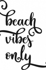beach vibes only, summer vacation free svg file