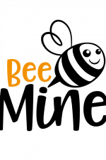 Bee Mine, Love, Valentine's Day Free Svg File