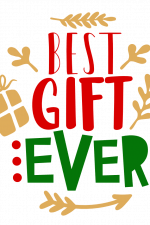 Best Gift Ever, Christmas Free Svg File
