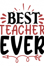 Best Teacher Ever, Teacher's day Free Svg File
