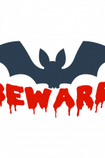 Beware, Halloween Bat Free Svg File