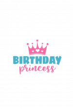 Birthday Princess, Crown, Girl Celebration Free Svg File