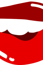 biting lips and teeth, girly free svg file