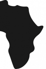 black, african map, countries free svg file