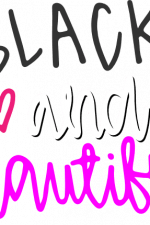 black and beautiful, melanin girl free svg file