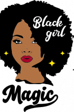black girl magic, afro curly hair girl, woman free svg file