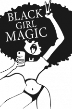 black girl magic, afro woman free svg file image