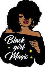 black girl magic t-shirt afro girl with earrings, woman free svg file