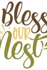 Bless our Nest, Pregnant Free Svg File