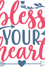 bless your heart, southern saying free svg file