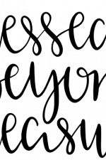 blessed beyond measure, religious free svg file