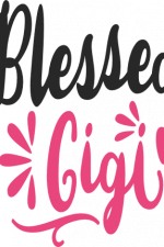 blessed gigi, grandma, t-shirt design free svg file