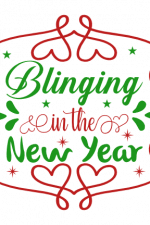 Blinging In The New Year, Christmas SVg File