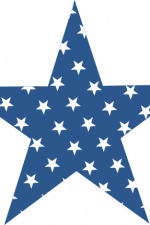 blue american star, USA, 4th of july free svg file