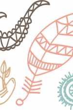 boho design, leave free svg file