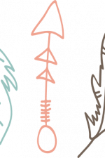 boho design, leaves, arrow free svg file