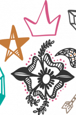 boho design, star, arrow free svg file