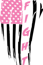 breast cancer fight distressed USA flag - free svg file for members