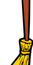 broomstick, broom stick, cleaning clipart free svg file