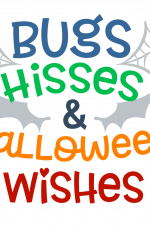 Bugs Hisses And Halloween Wishes, Funny Free Svg File