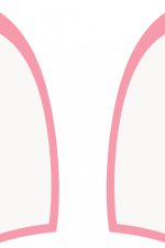 bunny ears, baby girl, easter free svg file