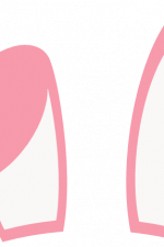 bunny ears, easter, baby girl free svg file