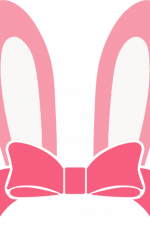 bunny ears with bow, easter free svg file