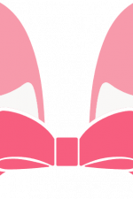 bunny ears with bow, easter free svg file