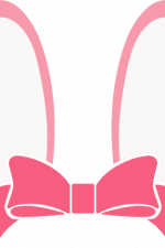 bunny ears with bow, easter free svg file