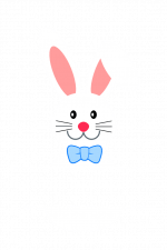 Bunny Monogram, Easter Free Svg File