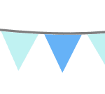 bunting banner, birthday decoration free svg file