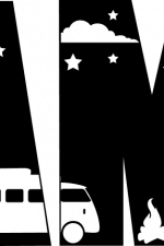 camp sign, night sky, camping free svg file