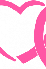 cancer awareness, heart and ribbon - free svg file for members