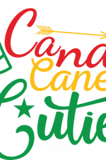 candy cane cutie, christmas, girly, holiday free svg file