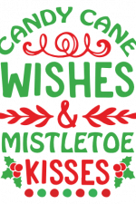 Candy Cane Wishes, Christmas Free Svg File