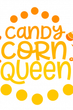 Candy Corn Queen, Halloween Free Svg File