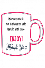 Care Card Mug, Enjoy, Instruction Free Svg File