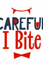 Careful I Bite, Vampire, Halloween Free Svg File