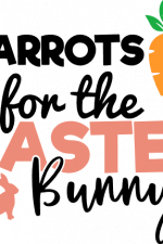 carrots for the easter bunny, decorative free svg file
